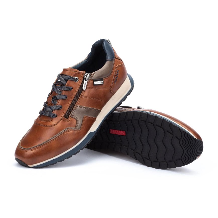 Men's Pikolinos CAMBIL Sneakers Brown | NZ W13A209